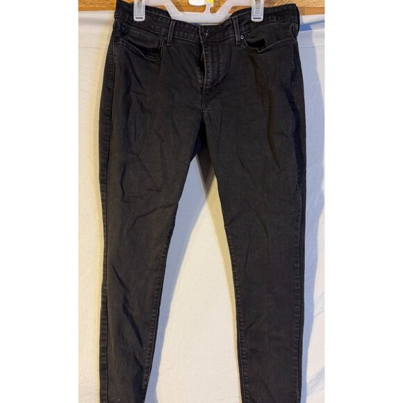 Levi's Black Stretch Jeans Low-Rise Jeggings Womens Size 20 Medium‎ 2X - Picture 2 of 2